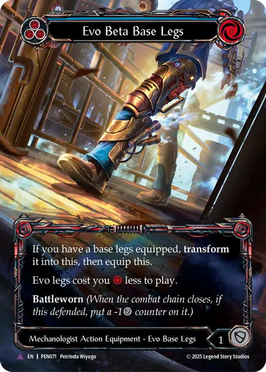 Evo Beta Base Legs (Blue)