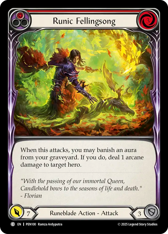 Runic Fellingsong (Red)