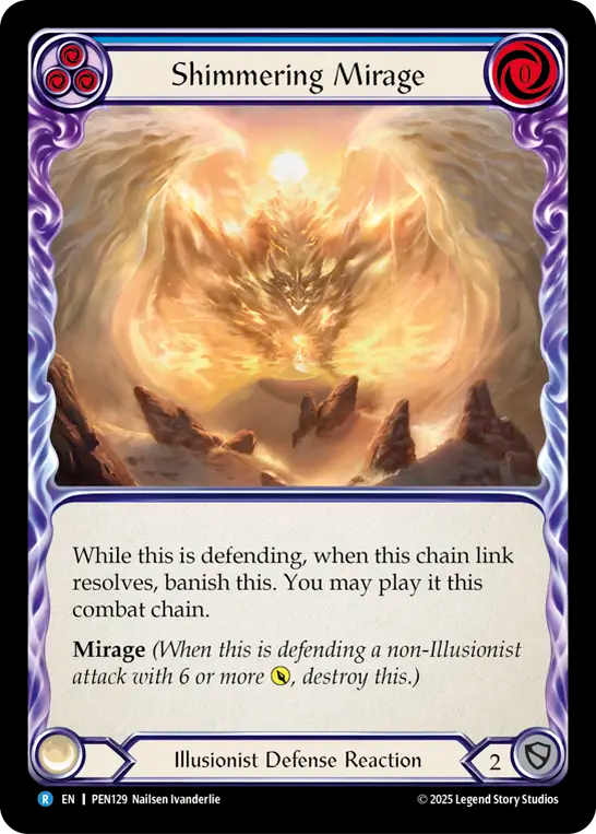 Shimmering Mirage (Blue)
