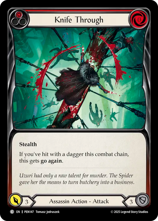 Knife Through (Red)