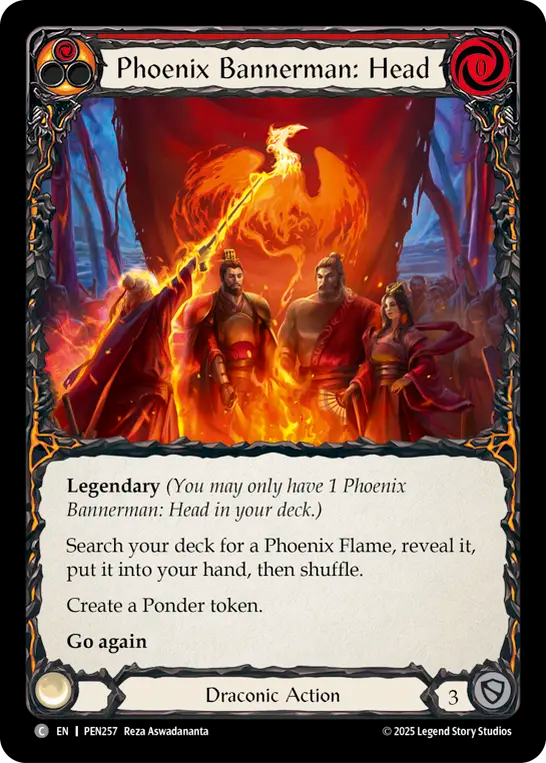 Phoenix Bannerman Head (Red)