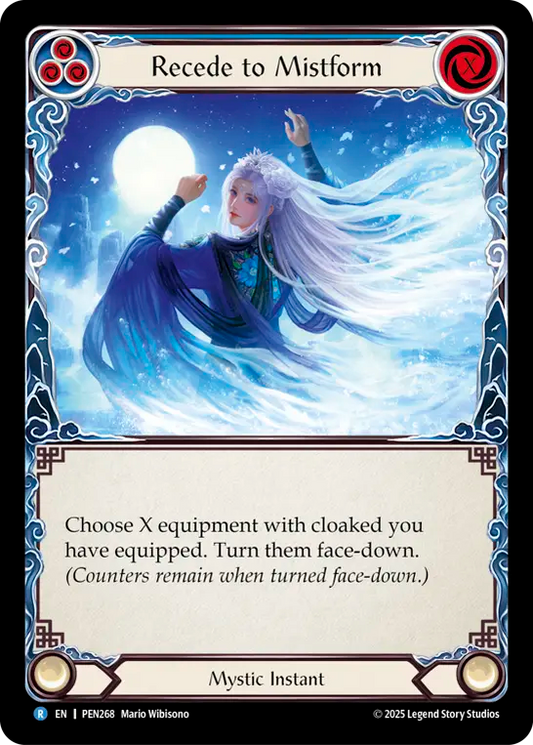 Recede To Mistform (Blue)