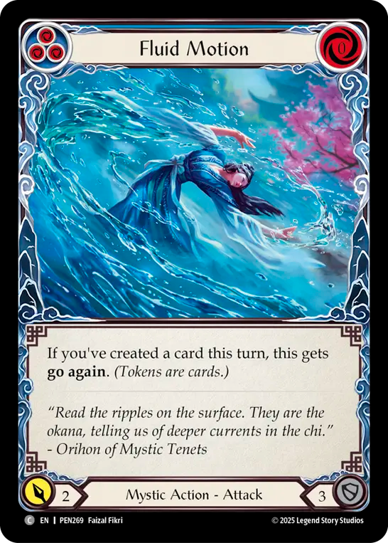 Fluid Motion (Blue)