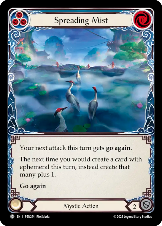 Spreading Mist (Blue)