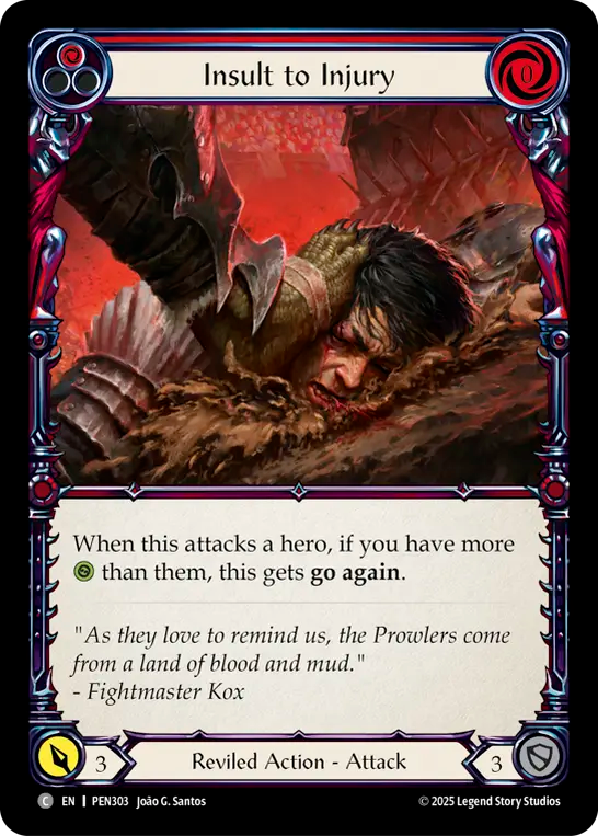 Insult To Injury (Red)