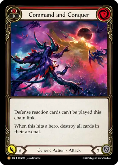 コマンドアンドコンカー (赤)