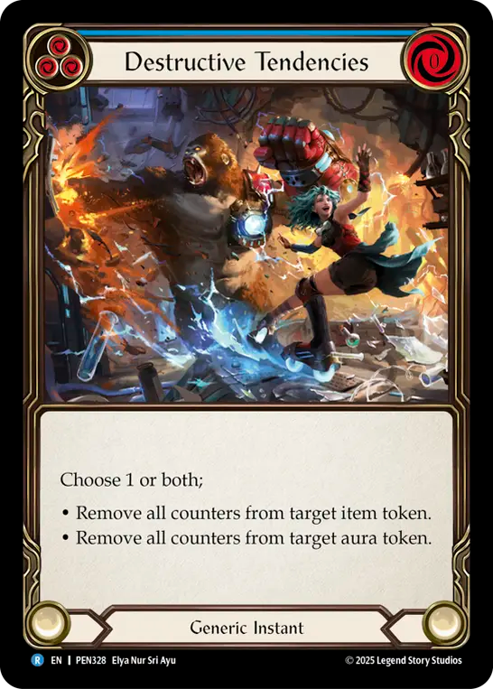 Destructive Tendencies (Blue)