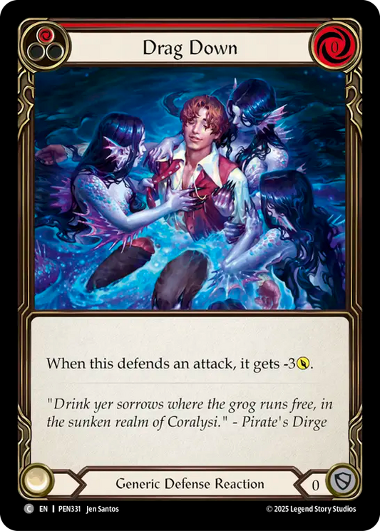 Drag Down (Red)