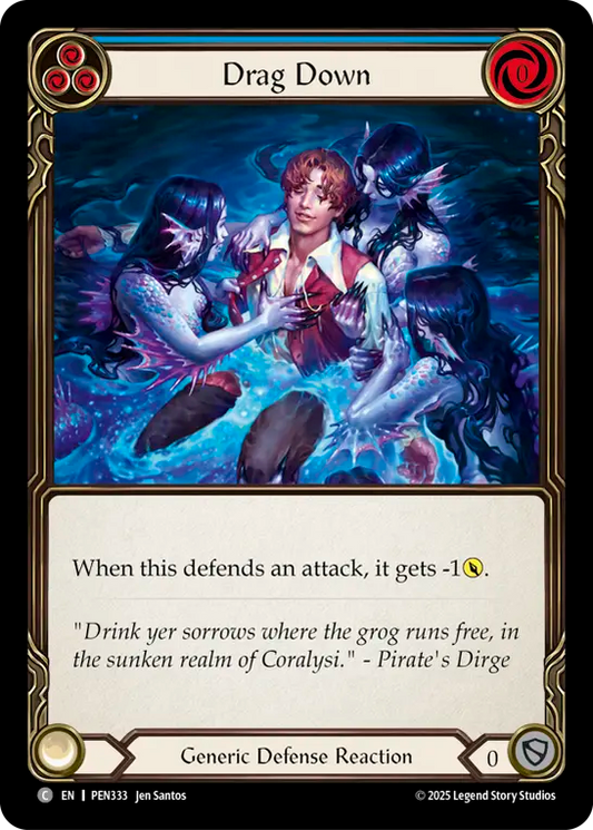 Drag Down (Blue)