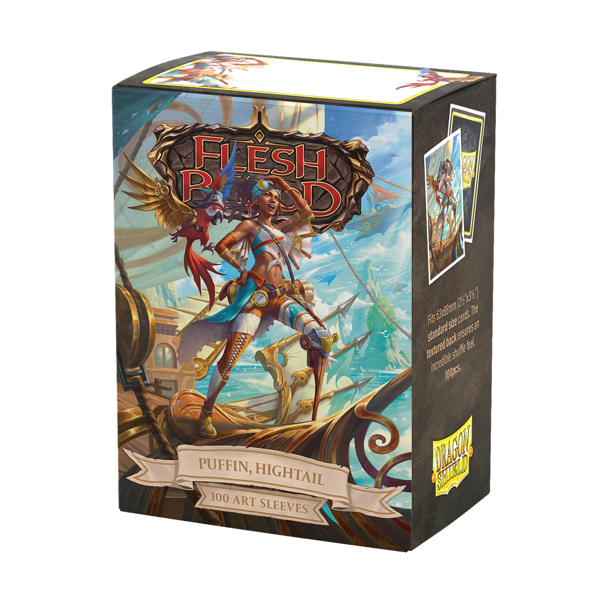 Dragon Shield Standard Size Matte Art Sleeve - Puffin Hightail