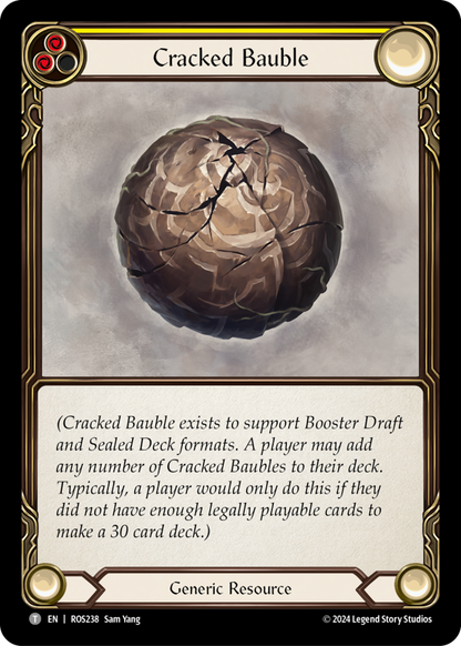 Cracked Bauble (Yellow)