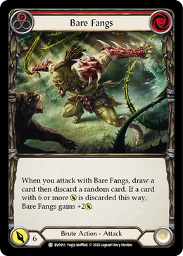 Bare Fangs (Red)