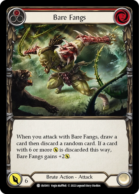 Bare Fangs (Red)