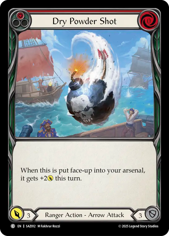 Tir de poudre sèche