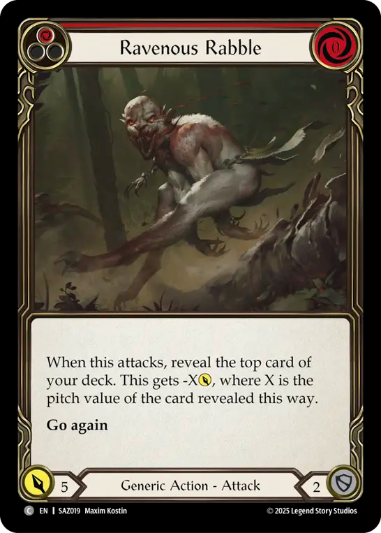 貪欲な暴徒(赤)