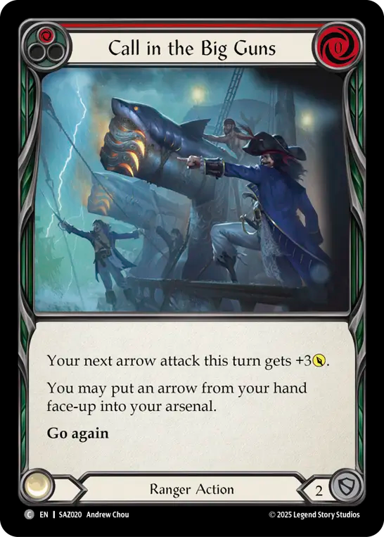 Call in the Big Guns (Red)