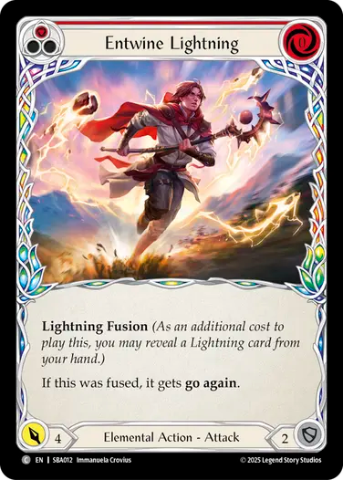 Entwine Lightning (Red)