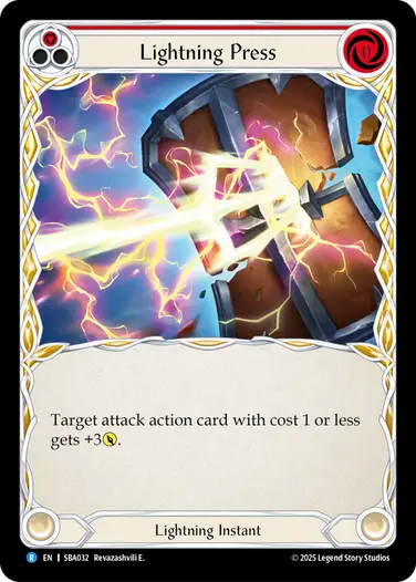 Lightning Press (Red)