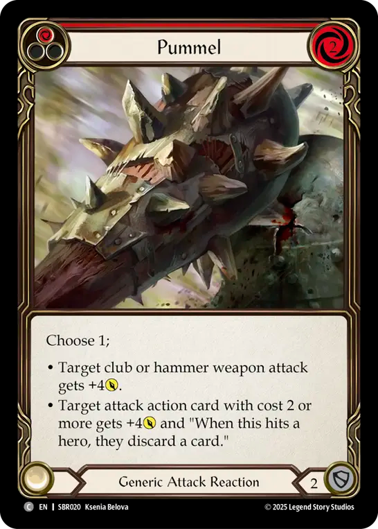 Coup de poing (rouge)