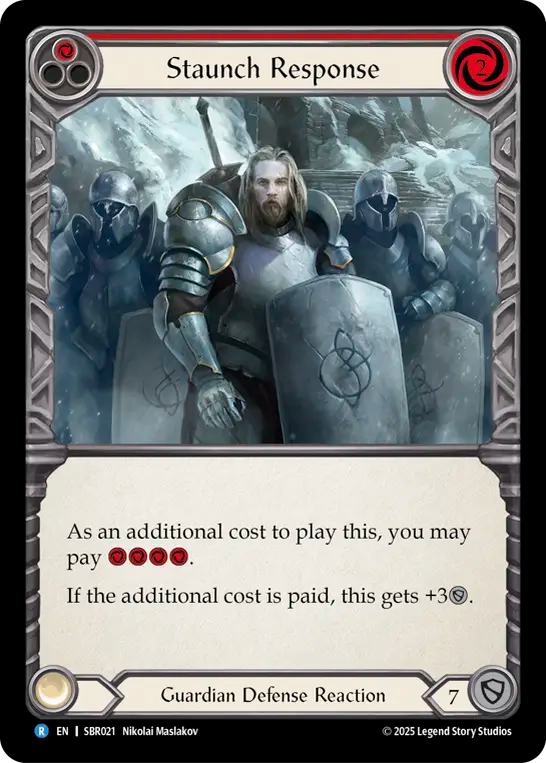 Staunch Response (Red)