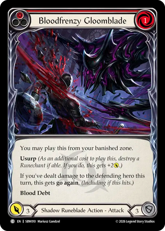 Bloodfrenzy Gloomblade (Red)
