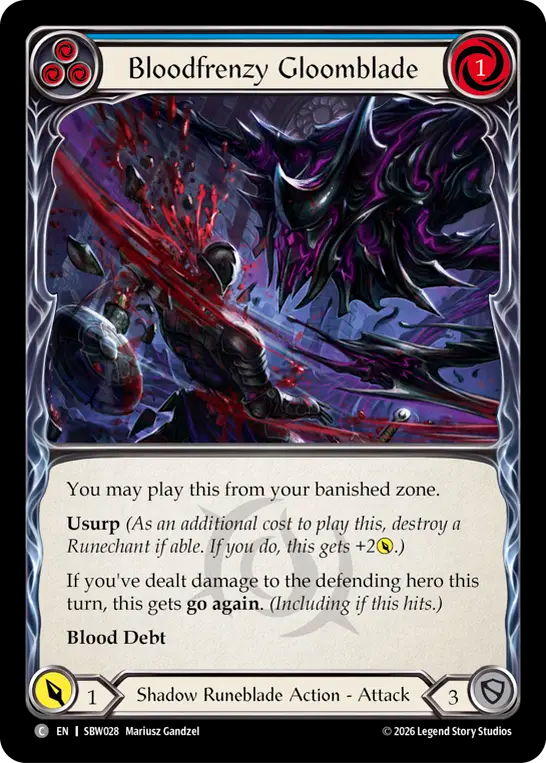 Bloodfrenzy Gloomblade (Blue)