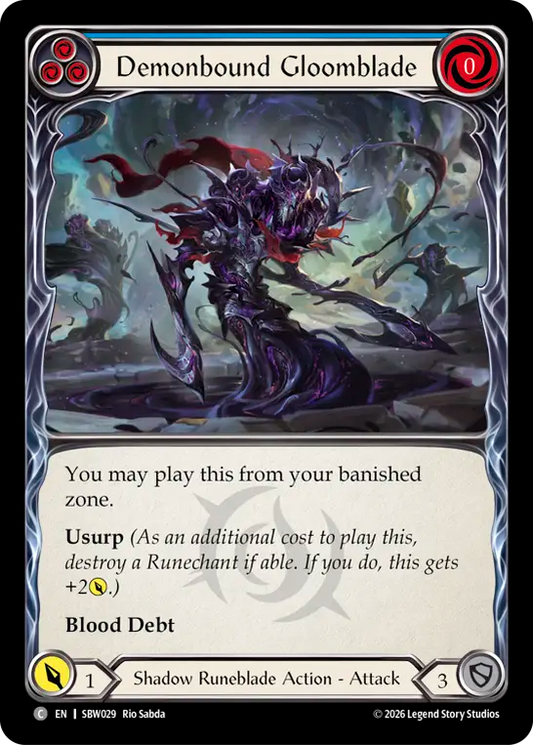 Demonbound Gloomblade (Blue)