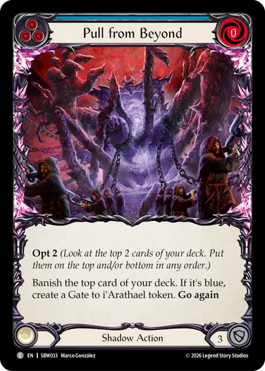 Pull from Beyond (Blue)