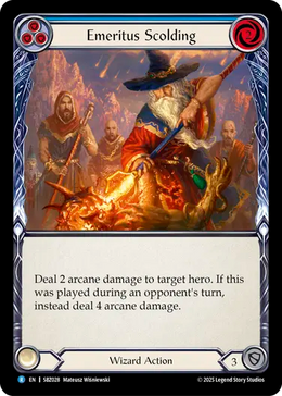 Emeritus Scolding (Blue)
