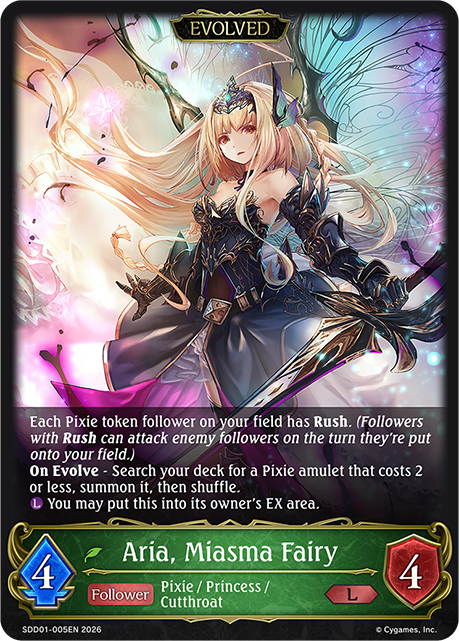 Aria, Miasma Fairy