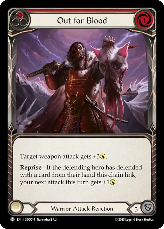 À la recherche de sang (rouge)