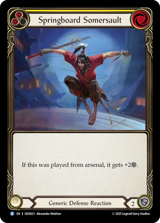 Springboard Somersault (Yellow)