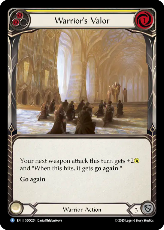 Warrior's Valor (Yellow)