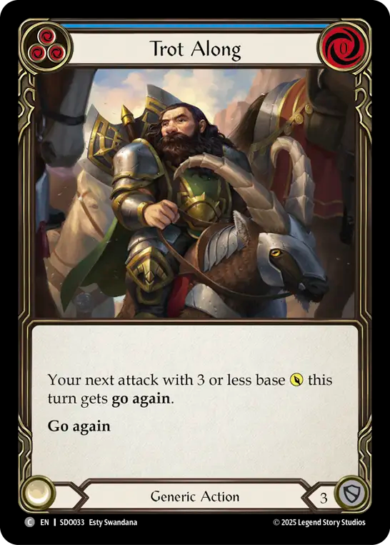 トロットアロング（青）