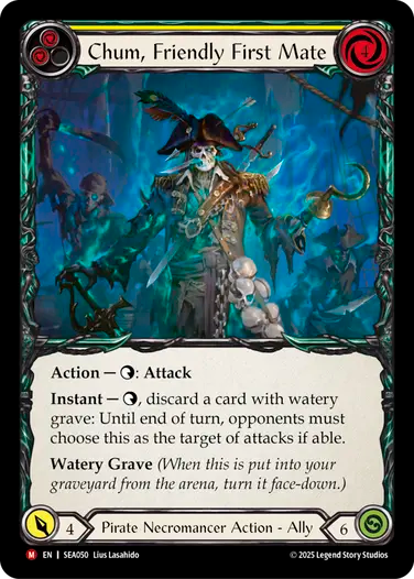 Chum, Friendly First Mate