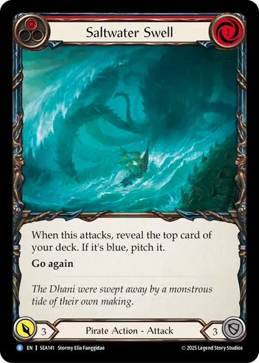 Saltwater Swell (Red)