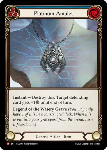 Platinum Amulet