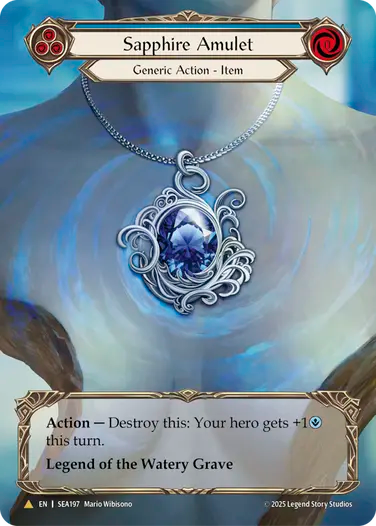 Sapphire Amulet 