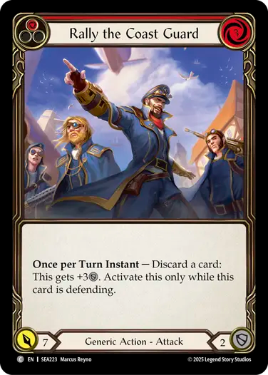 Rally the Coast Guard (Red)