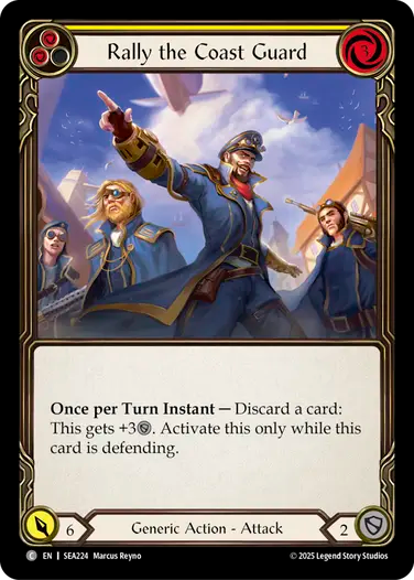 Rally the Coast Guard (Yellow)