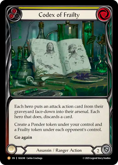 Codex of Frailty (Yellow)