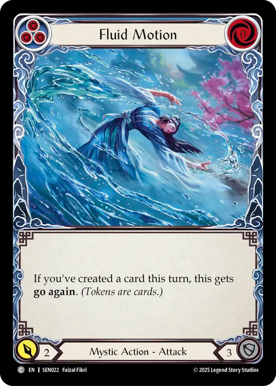 Fluid Motion (Blue)