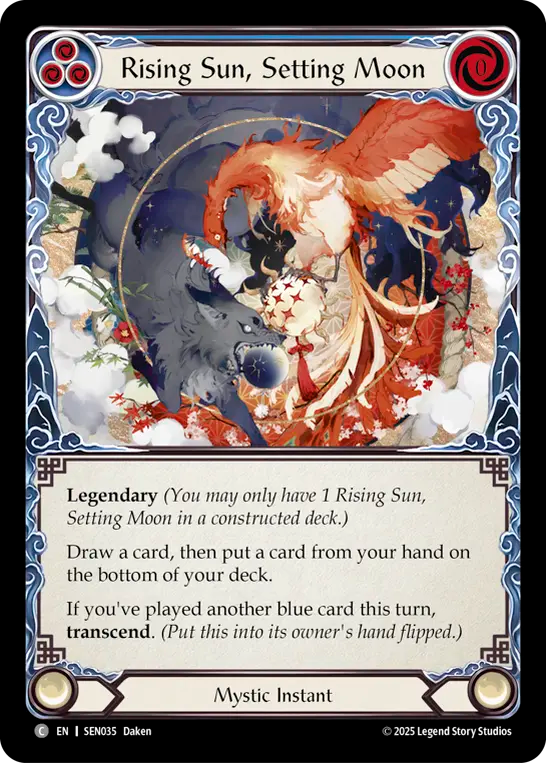 Rising Sun, Setting Moon