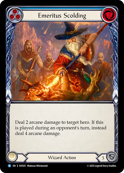 Emeritus Scolding (Blue)