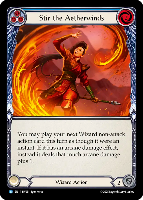 Stir the Aetherwinds (Blue)