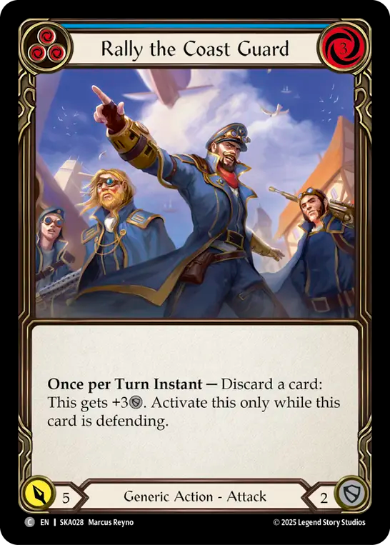 沿岸警備隊を結集せよ（青）