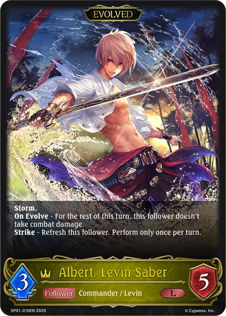 Albert, Levin Saber (Evolved)
