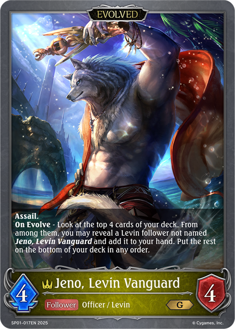 Jeno, Levin Vanguard (Evolved)