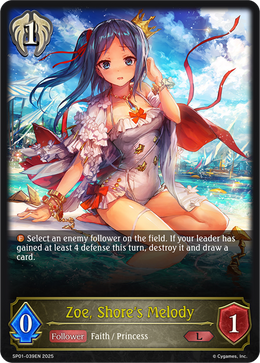 Zoe, Shore's Melody