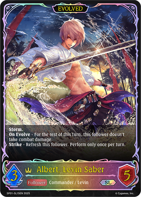 Albert, Levin Saber (Evolved) 